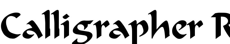 Calligrapher Regular Font Download Free