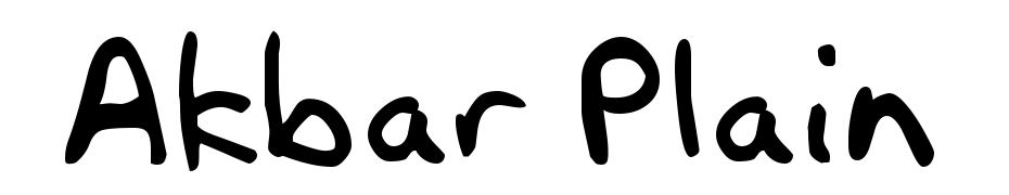 Akbar Plain Font Download Free