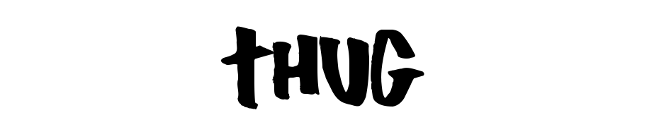 Thug Font Download Free