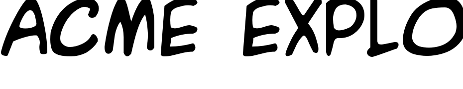 A.C.M.E. Explosive Font Download Free