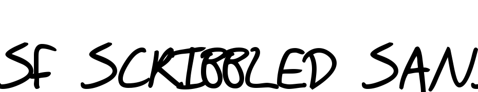 SF Scribbled Sans SC Bold Font Download Free