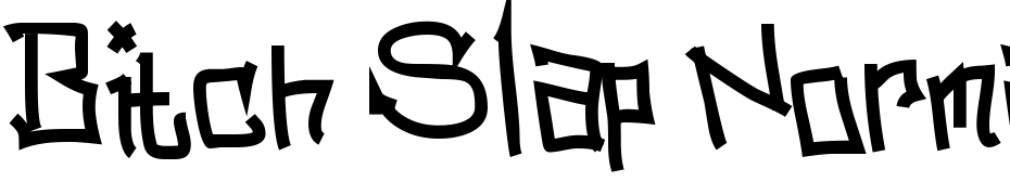 Bitch Slap Normal Font Download Free
