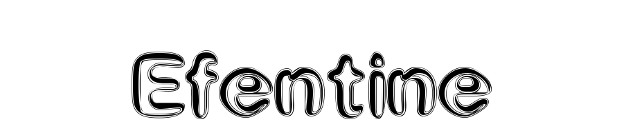 Efentine Font Download Free