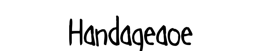 Handage AOE Schrift Herunterladen Kostenlos