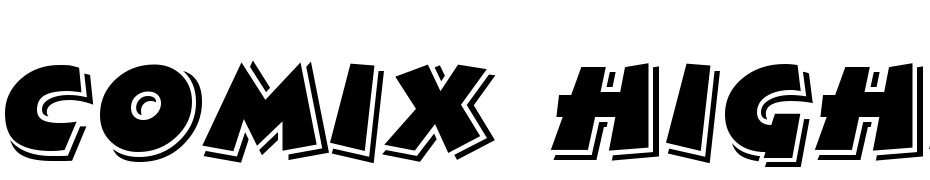Comix Highlight Regular Fuente Descargar Gratis