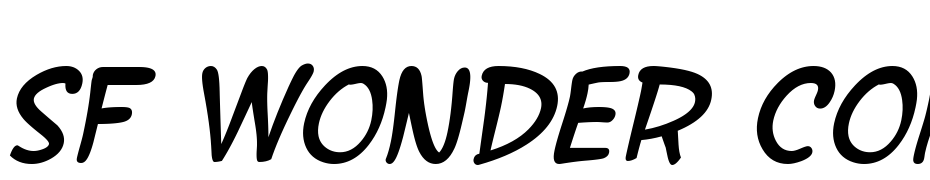 SF Wonder Comic Italic Font Download Free
