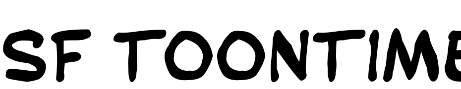 SF Toontime Blotch Bold Font Download Free
