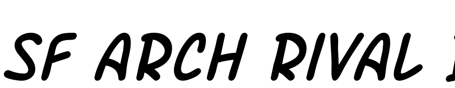 SF Arch Rival Italic Font Download Free