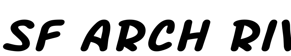SF Arch Rival Extended Bold Italic Font Download Free
