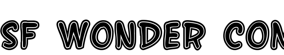 SF Wonder Comic Inline Font Download Free