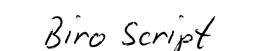 Biro Script Font Download Free