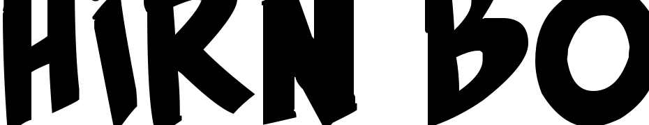 Hirn Bold Font Download Free