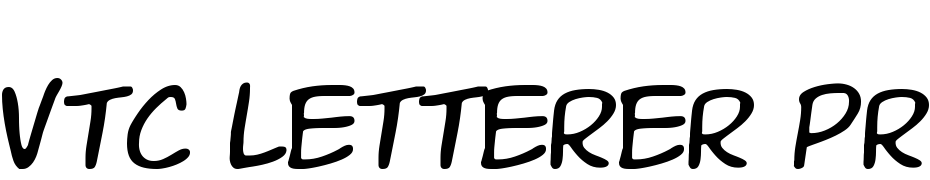 VTC Letterer Pro Regular Font Download Free