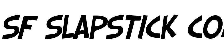 SF Slapstick Comic Oblique Font Download Free