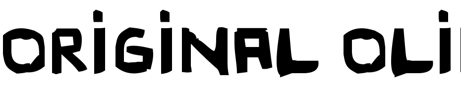 Original Olinda Style Font Download Free