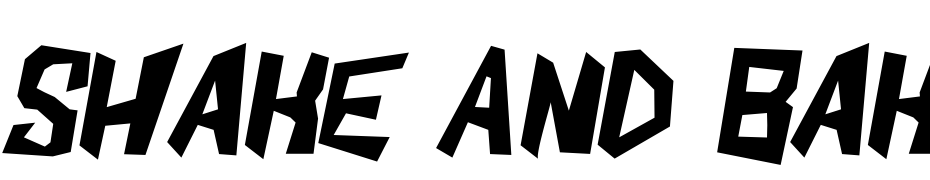 Shake And Bake Italic Font Download Free