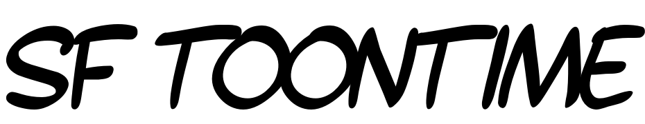 SF Toontime B Italic Font Download Free