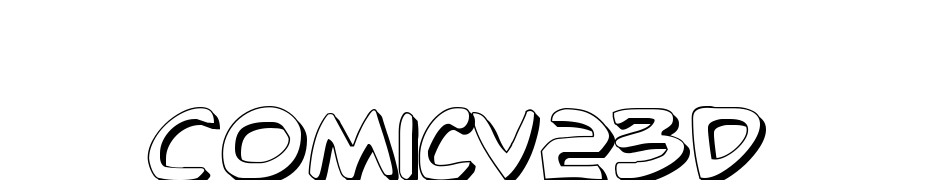 Comic Book Commando 3D Font Download Free