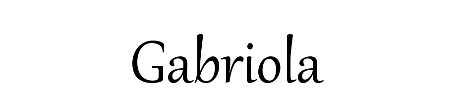 Gabriola Font Download Free