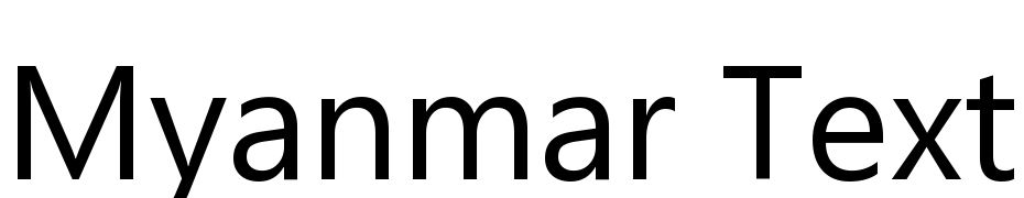 Myanmar Text Font Download Free