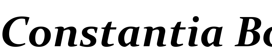 Constantia Bold Italic Font Download Free