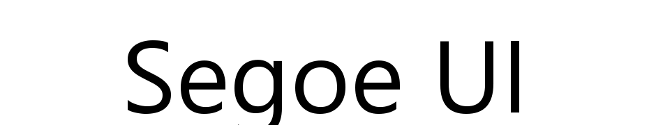 Segoe UI Font Download Free