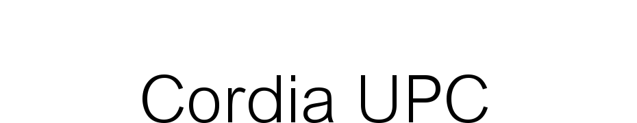 Cordia UPC Font Download Free