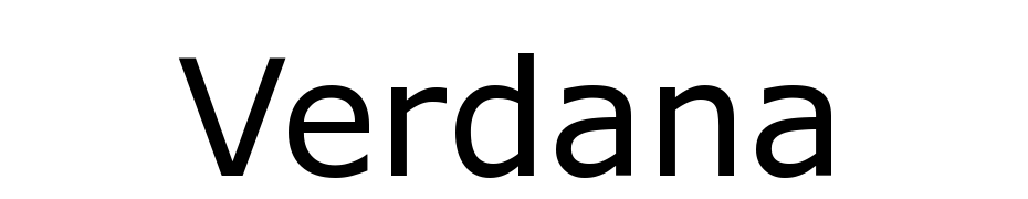 Verdana Font Download Free