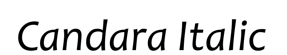 Candara Italic cкачати шрифт безкоштовно