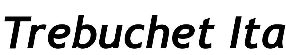 Trebuchet MS Bold Italic Schrift Herunterladen Kostenlos