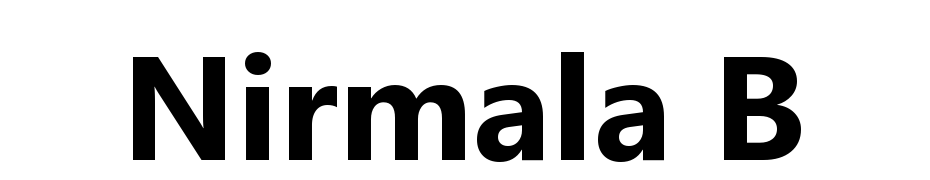 Nirmala B Fuente Descargar Gratis