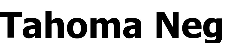 Tahoma Negreta Fuente Descargar Gratis