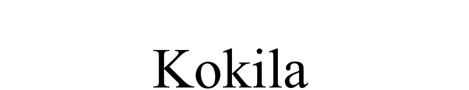 Kokila Font Download Free