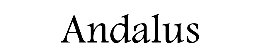 Andalus Font Download Free