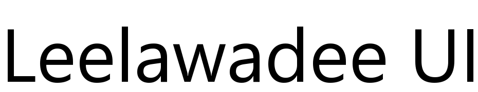 Leelawadee UI Font Download Free