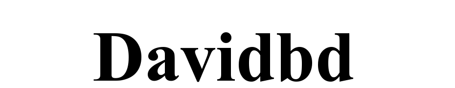 David Bold Font Download Free