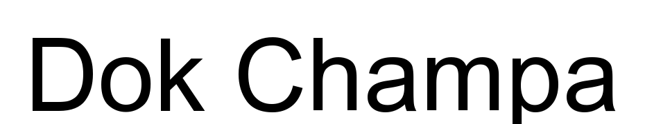 Dok Champa Font Download Free