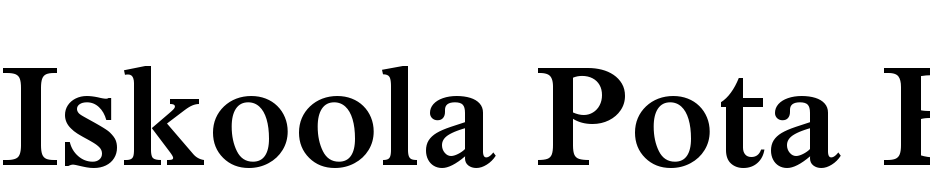 Iskoola Pota Bold Font Download Free