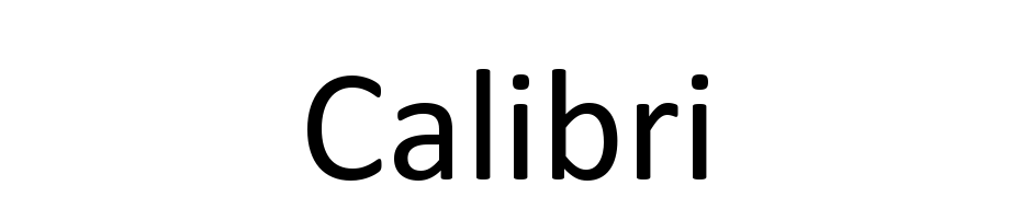 Calibri Font Free Download