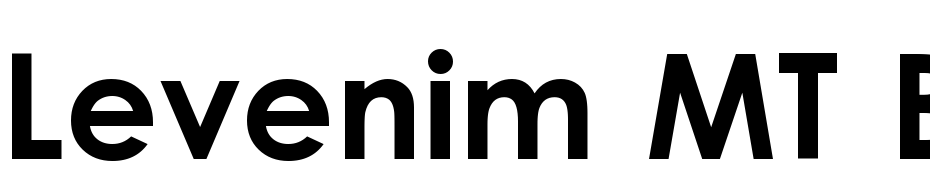 Levenim MT Bold Font Download Free