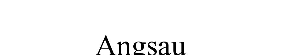 Angsana UPC Font Download Free