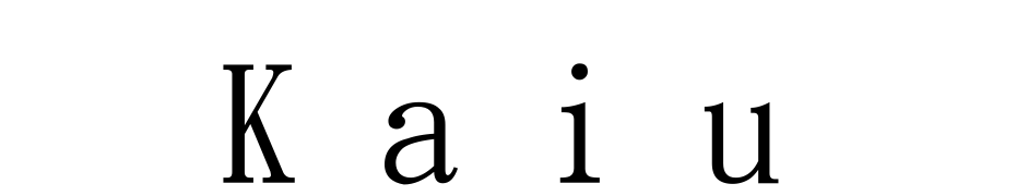 DFKai SB Font Download Free
