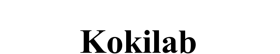 Kokila Bold Font Download Free