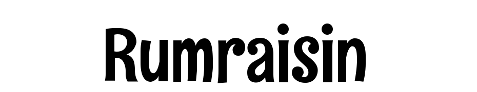 Rum Raisin Font Download Free