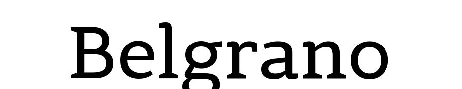 Belgrano Font Download Free