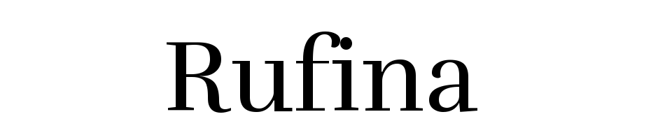 Rufina Font Download Free