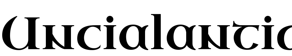 Uncial Antiqua Polices Telecharger