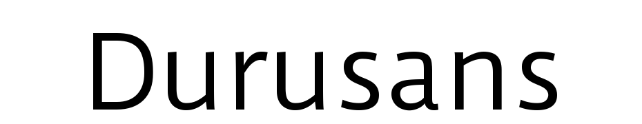 Durusans Font Download Free