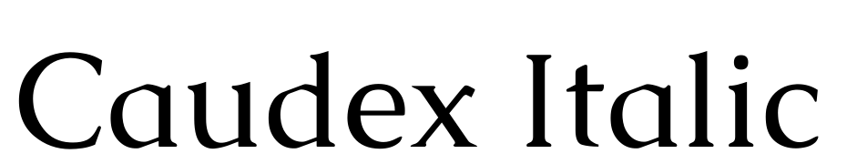 Caudex Italic Fuente Descargar Gratis