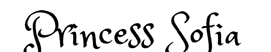 Princess Sofia cкачати шрифт безкоштовно